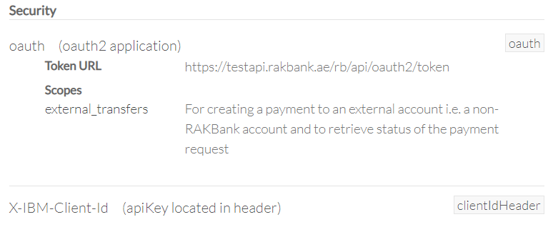 UAT OAuth example